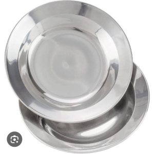22CM STAINLESS FLAT PLATE